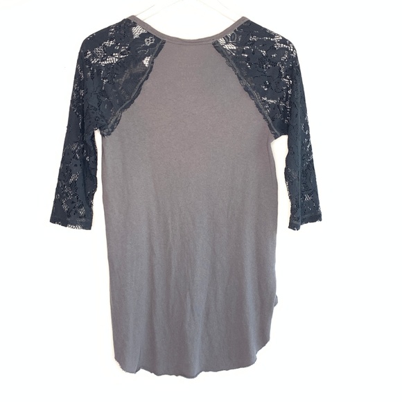 [Free People] Flying Wild Lace Tee - Picture 6 of 8